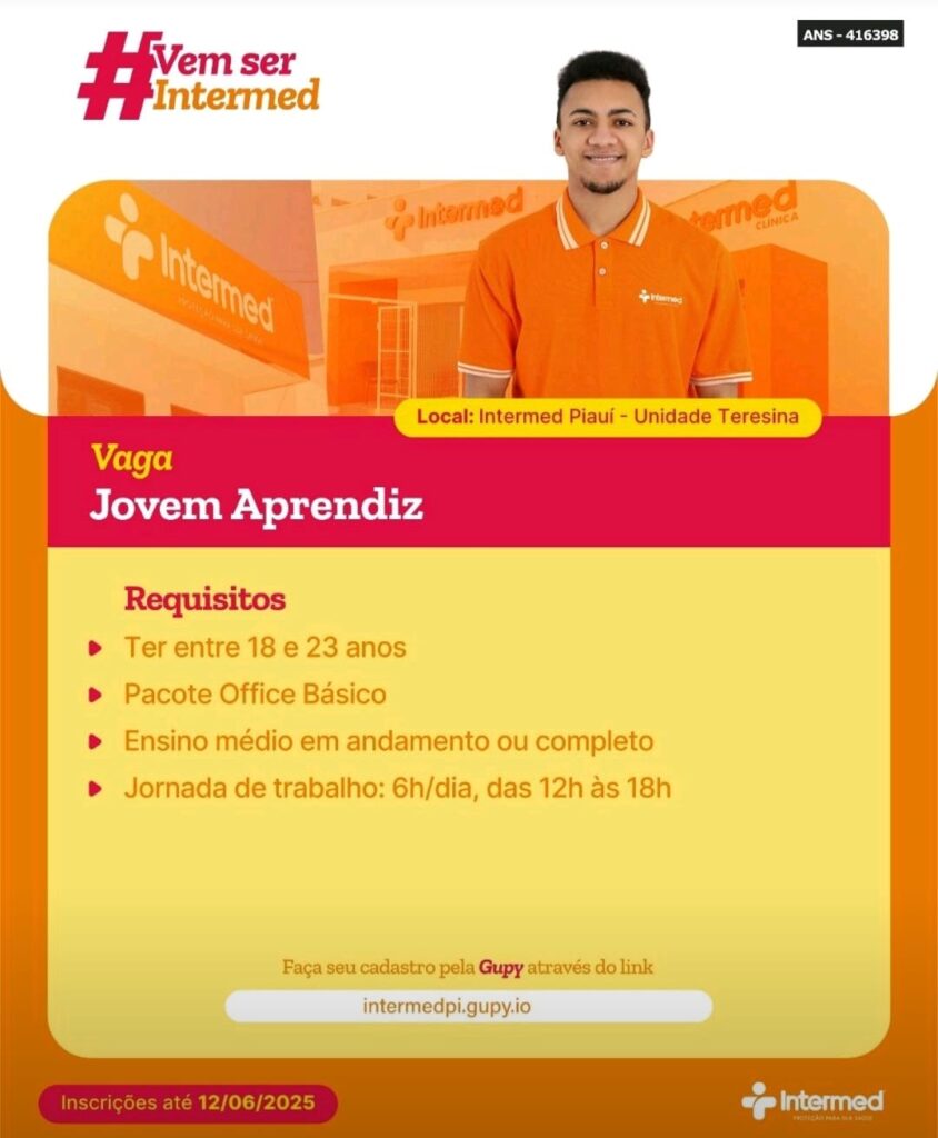 Vaga para Jovem Aprendiz