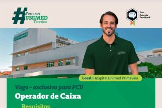Vaga para Operador de Caixa (PCD)