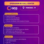 Vaga para Operador de Call Center