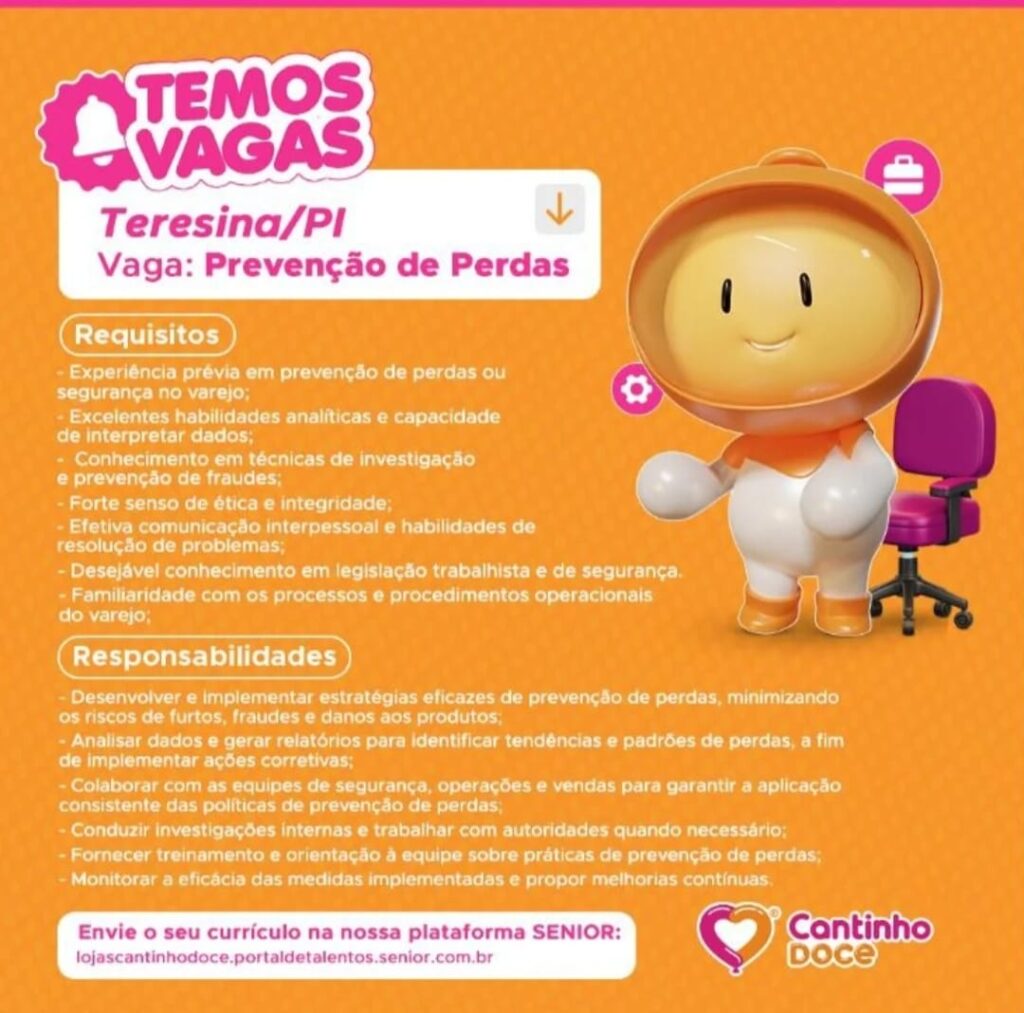 Vaga para Prevenção de Perdas 