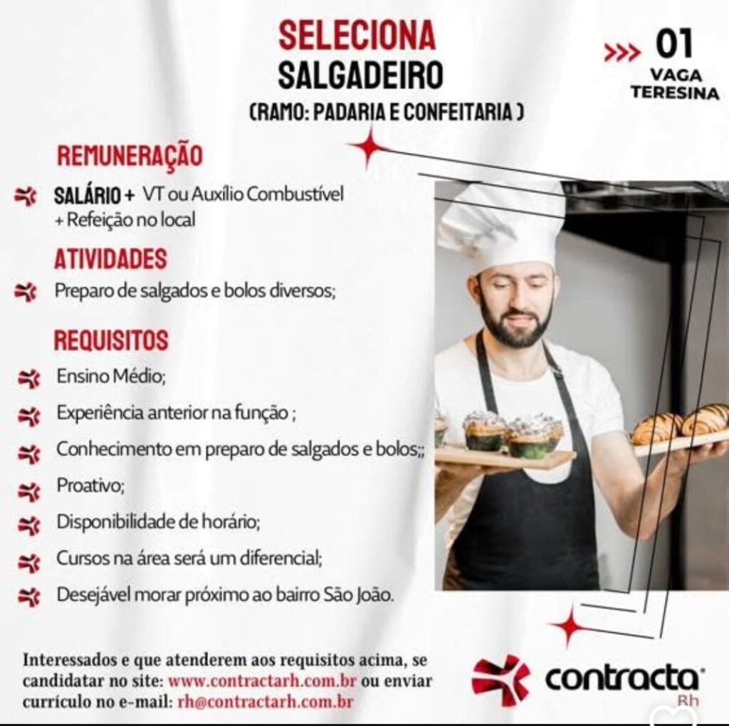 Vaga para Salgadeiro