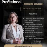 Vaga para Secretaria Financeira