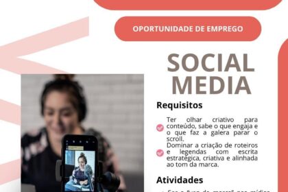 Vaga para Social Media