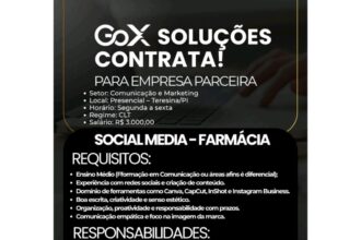 Vaga para Social Media
