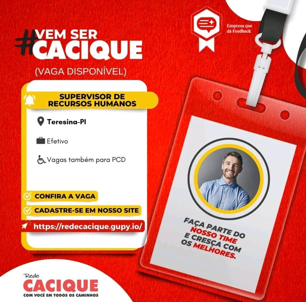 Vaga para Supervisor de RH
