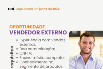 Vaga para Vendedor Externo