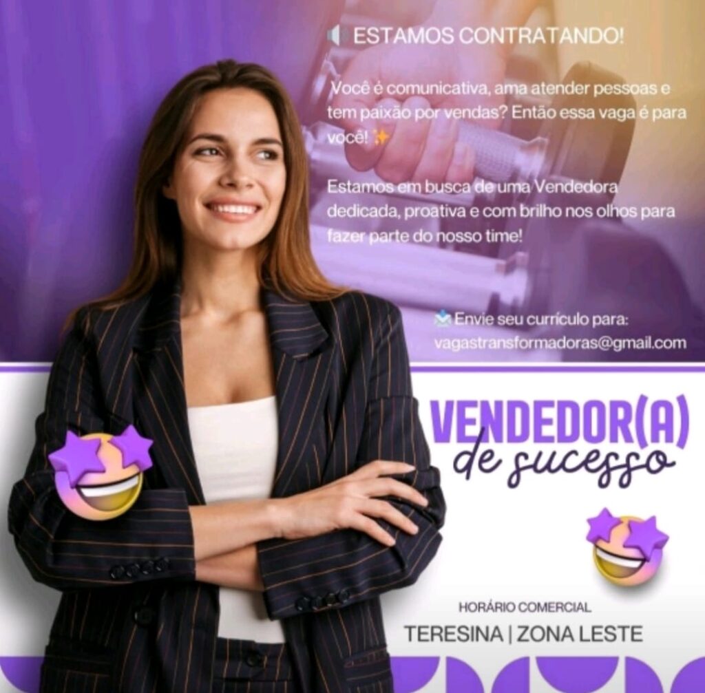 Vaga para Vendedor(a)