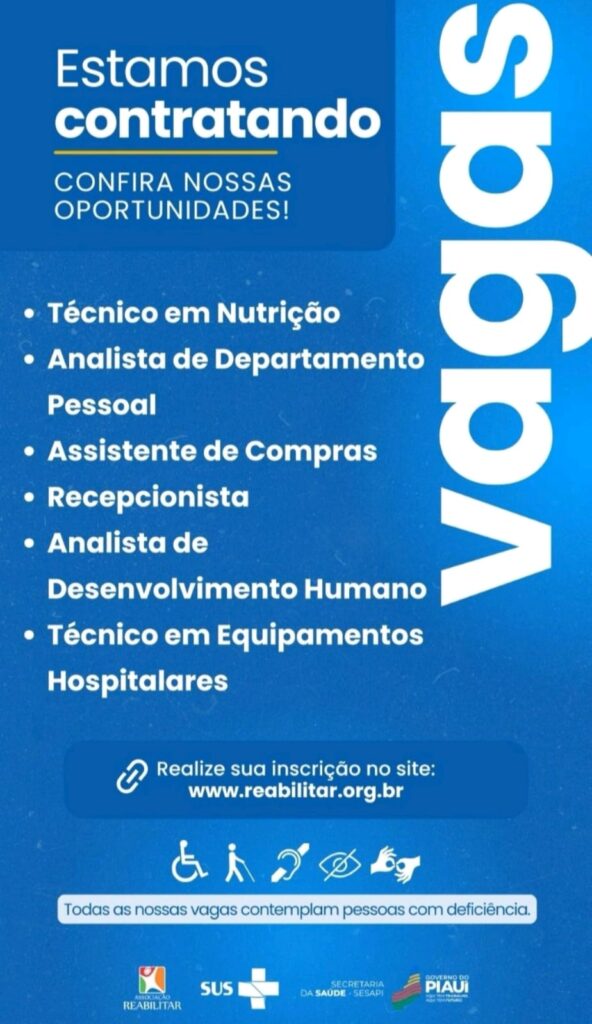 Diversas vagas em Teresina