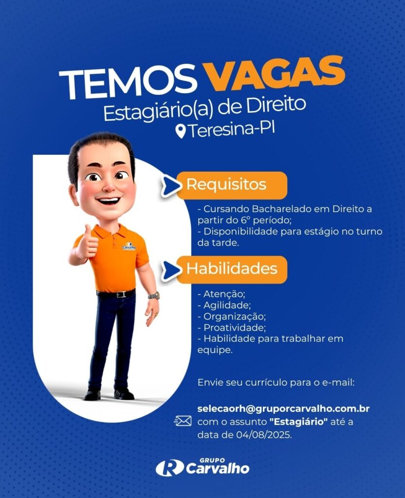 Vaga de Estágio para Direito