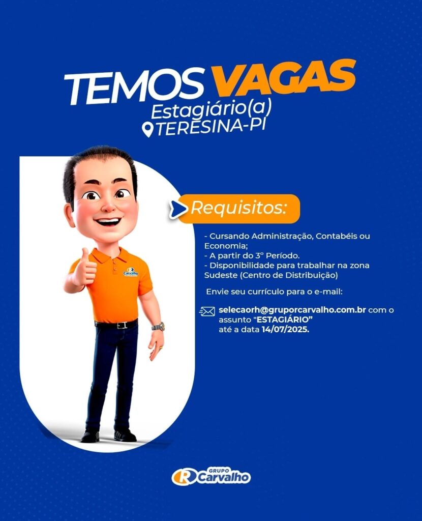 Vaga de Estágio para Ensino Superior