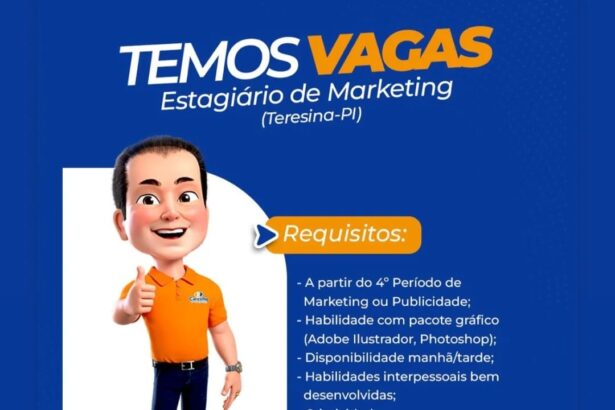Vaga de Estágio para Marketing em Teresina