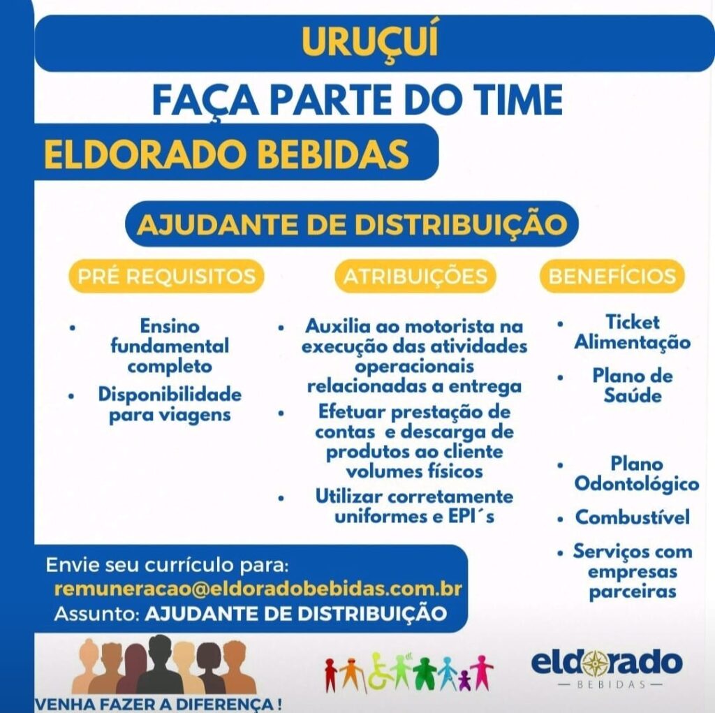 Vaga para Ajudante de Distribuição