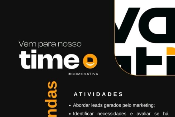 Vaga para Analista de Pré-Vendas