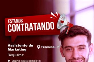 Vaga para Assistente de Marketing
