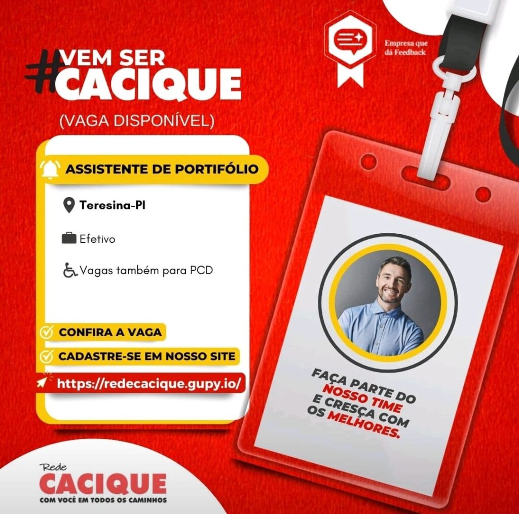 Vaga para Assistente de Portifólio
