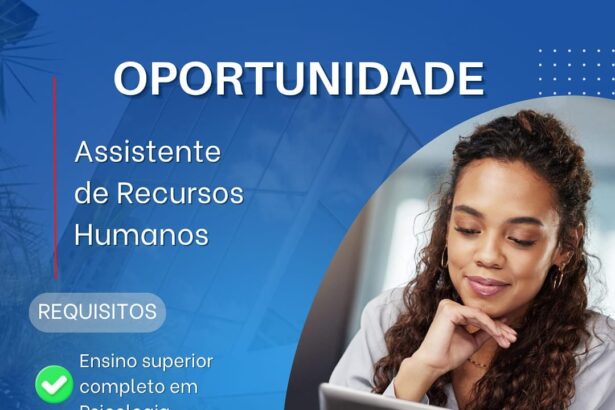 Vaga para Assistente de RH