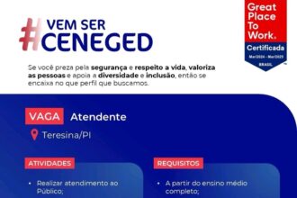 Vaga para Atendente