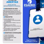 Vaga para Auxiliar de DP