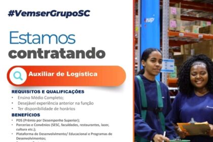 Vaga para Auxiliar de Logística