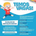 Vaga para Auxiliar de Serviços Gerais