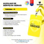 Vaga para Auxiliar de Serviços Gerais