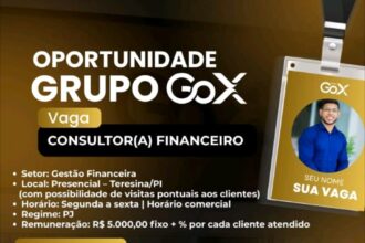 Vaga para Consultor(a) Financeiro