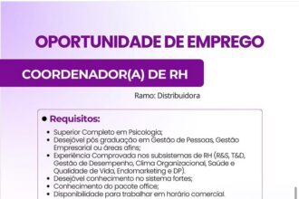Vaga para Coordenador(a) de RH