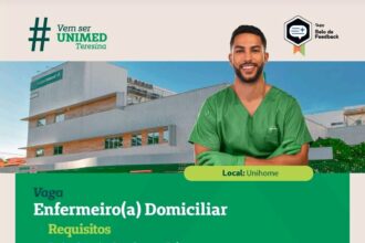 Vaga para Enfermeiro(a) Domiciliar
