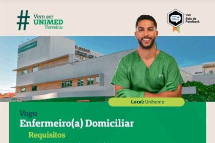 Vaga para Enfermeiro(a) Domiciliar