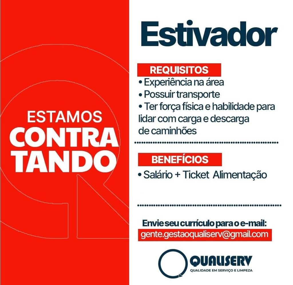 Vaga para Estivador