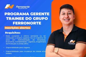 Vaga para Gerente Trainee