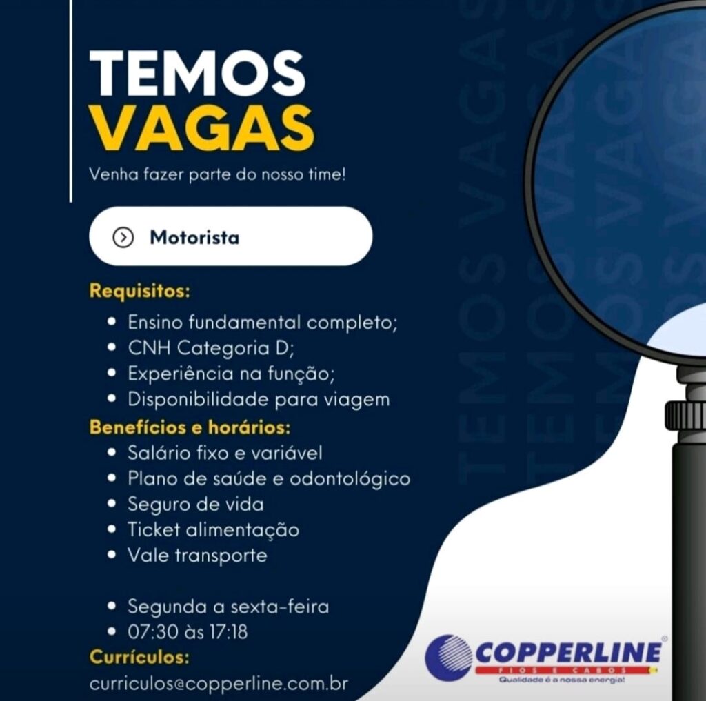 Vaga para Motorista