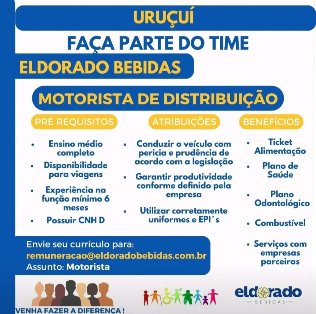 Vaga para Motorista de Distribuição