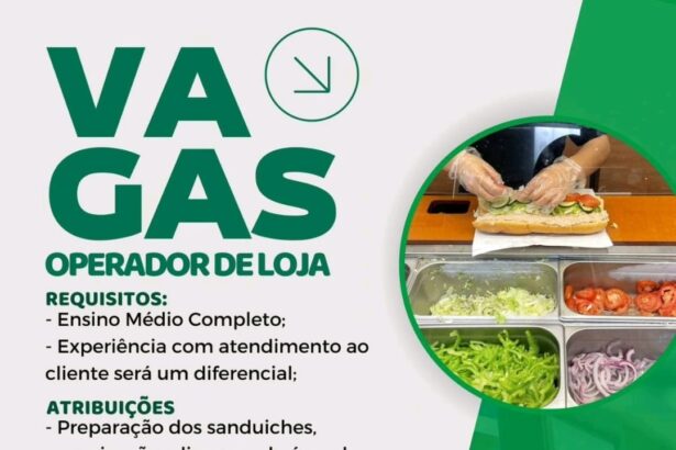 Vaga para Operador de Loja
