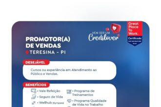 Vaga para Promotor(a) de Vendas