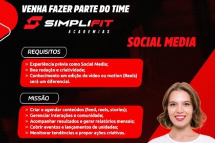 Vaga para Social Media
