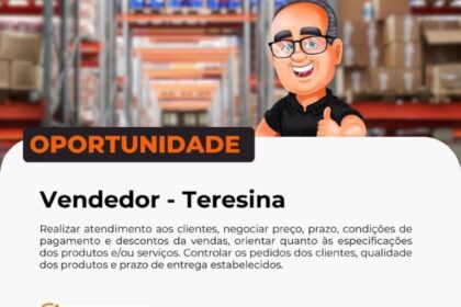 Vaga para Vendedor