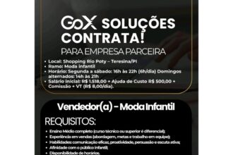 Vaga para Vendedor(a)