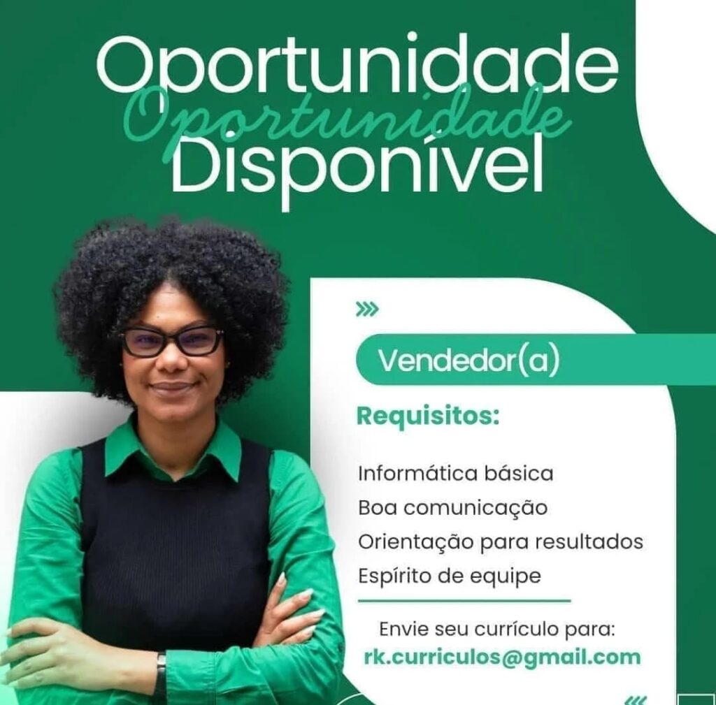 Vaga para Vendedor(a)