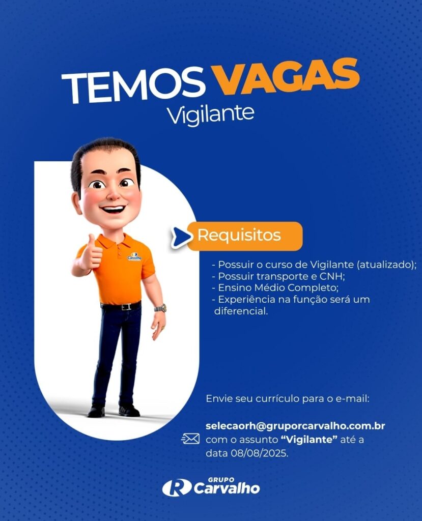 Vaga para Vigilante