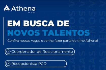Vagas na Athena Saúde