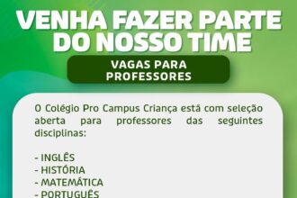 Vagas para Professores