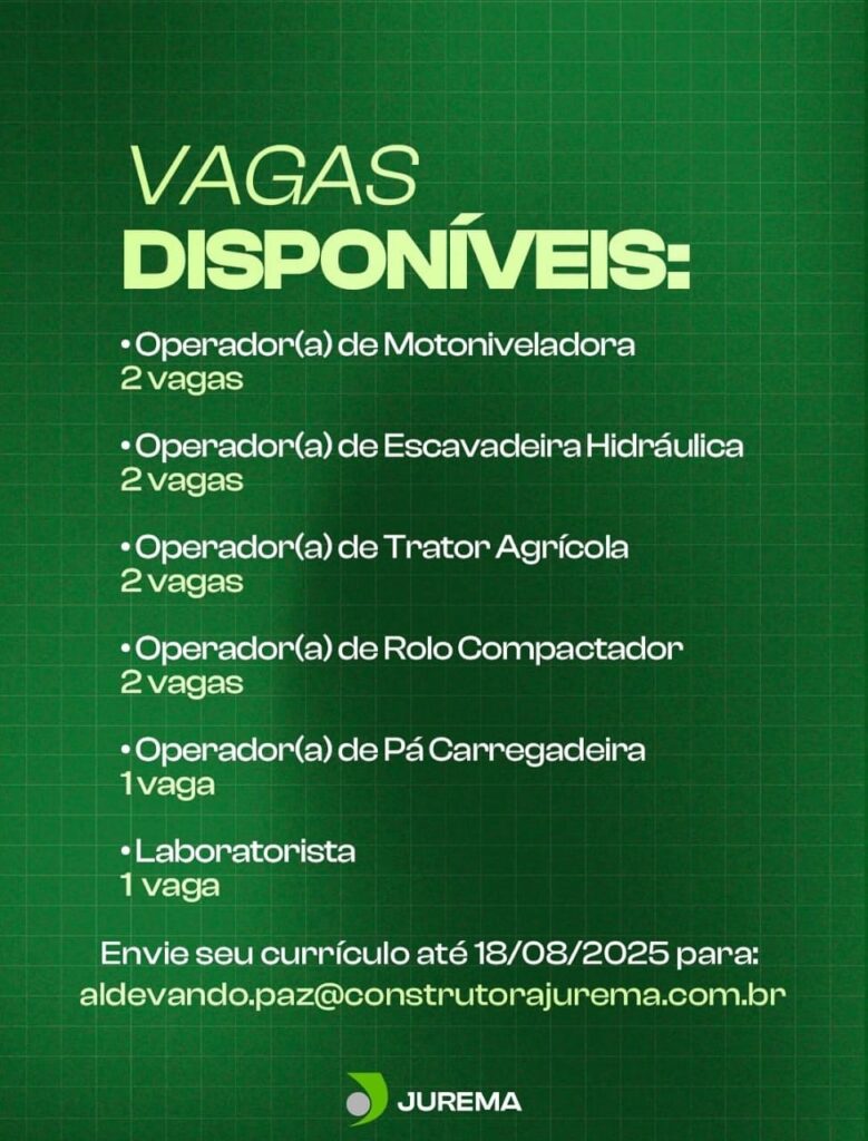 Diversas vagas