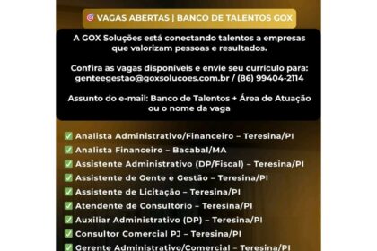 Diversas vagas