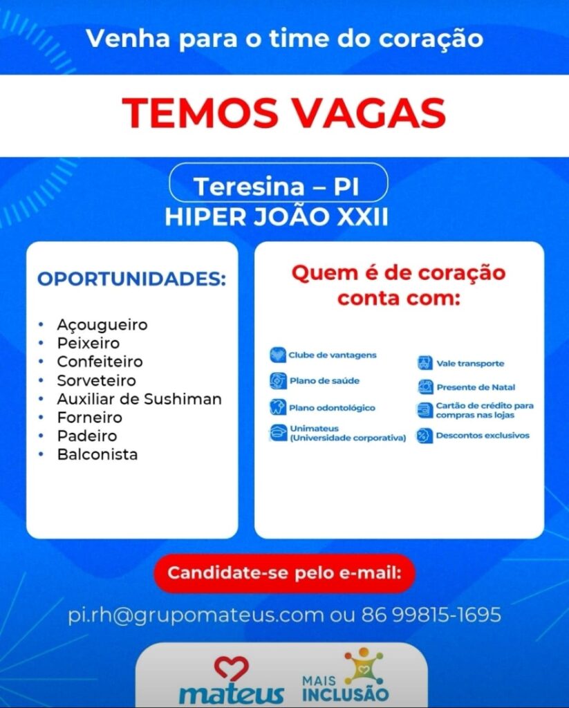 Diversas vagas