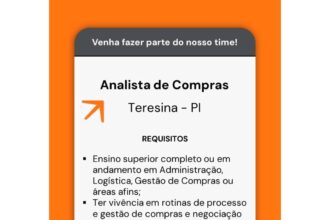 Vaga para Analista de Compras