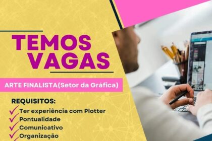 Vaga para Arte Finalista