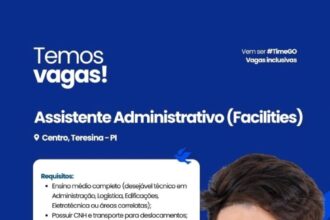 Vaga para Assistente Administrativo