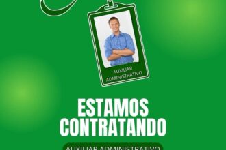 Vaga para Auxiliar Administrativo