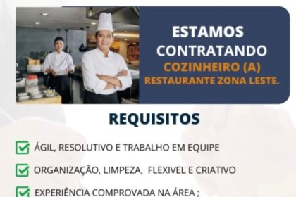 Vaga para Cozinheiro(a)